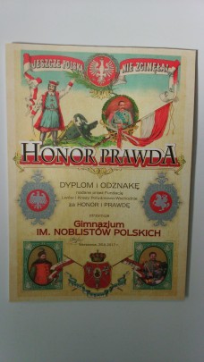 dyplom honor i prawda