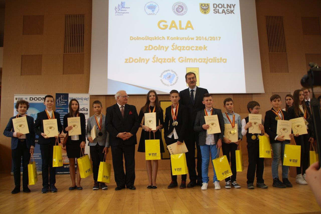 Gala Laureatów Dolnośląskich Konkursów zDolny Ślązaczek i zDolny Ślązak Gimnazjalista