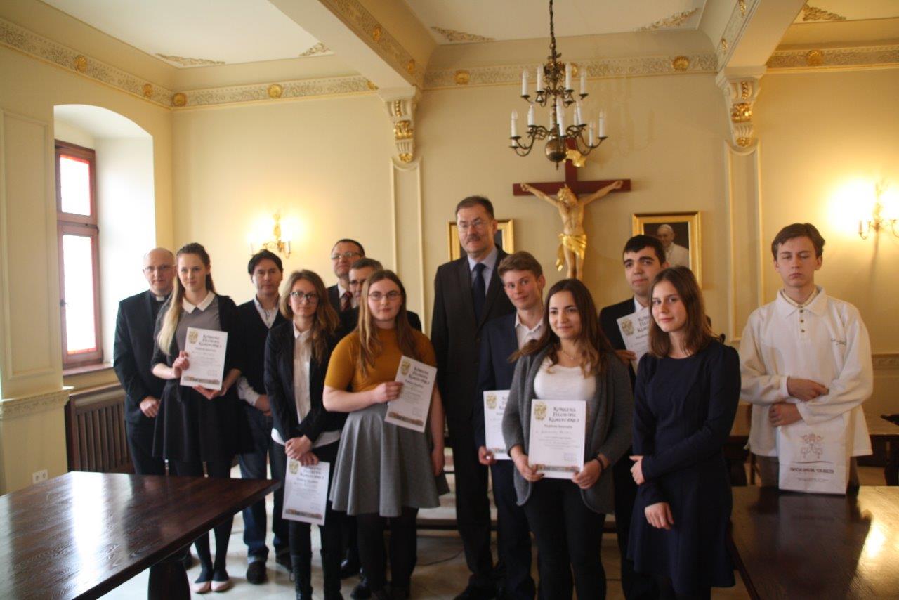 Wręczenie nagród laureatom drugiej edycji Konkursu Filozofii Klasycznej