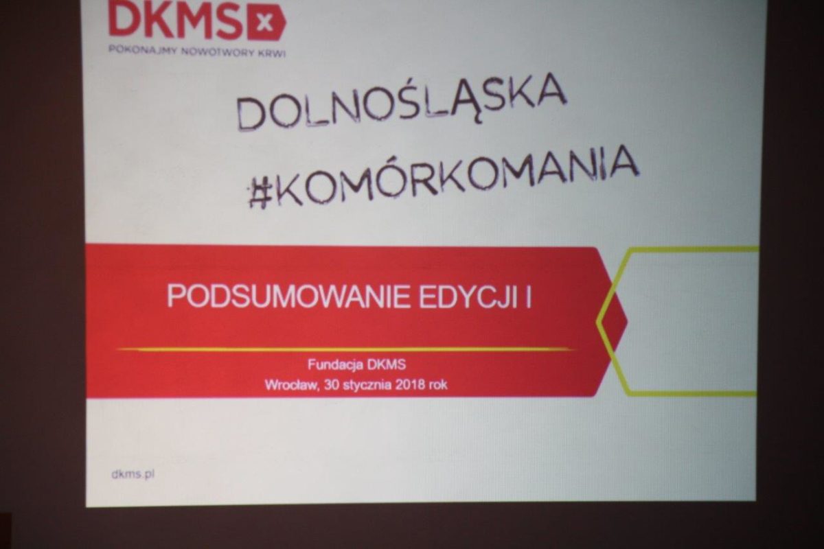 Podsumowanie I edycji DOLNOŚLĄSKIEJ #KOMÓRKOMANII