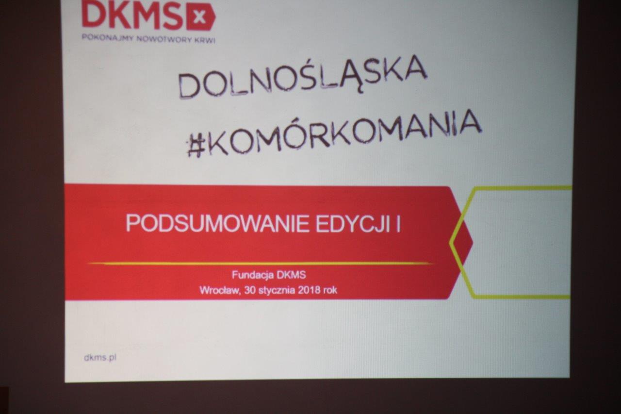 Podsumowanie I edycji DOLNOŚLĄSKIEJ #KOMÓRKOMANII