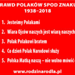 80. rocznica ogłoszenia Prawd Polaków spod Znaku Rodła