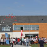 Uroczystość otwarcia nowego kompleksu szkolnego w Dobrzykowicach