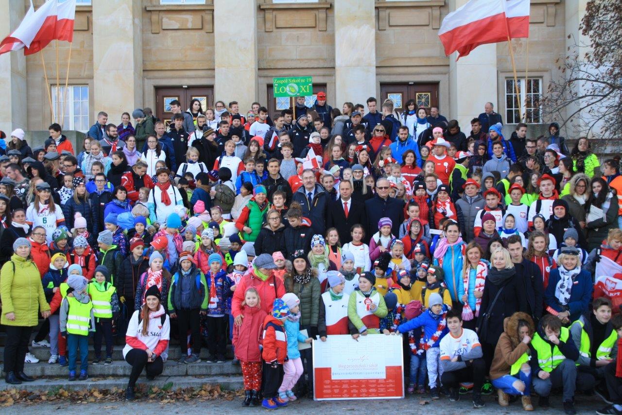 Bieg Przedszkoli i Szkół w 100-lecie odzyskania Niepodległości