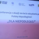 Konferencja "Dla Niepodległej" z udziałem Dolnośląskiego Kuratora Oświaty