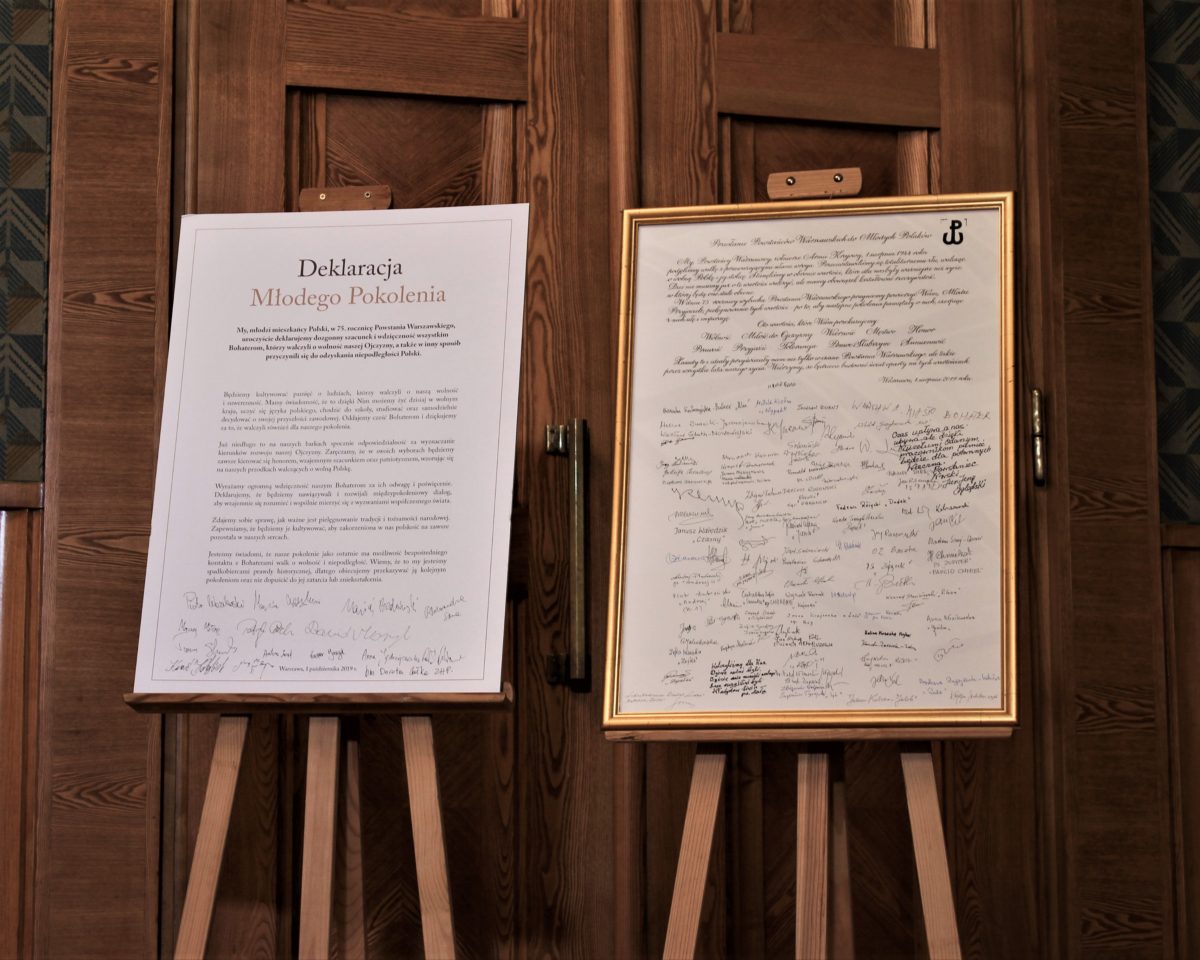 deklaracja młodego pokolenia