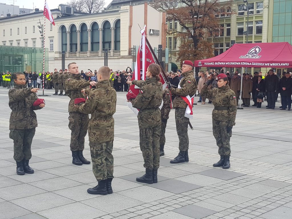 Ślubowanie uczniów klas wojskowych 