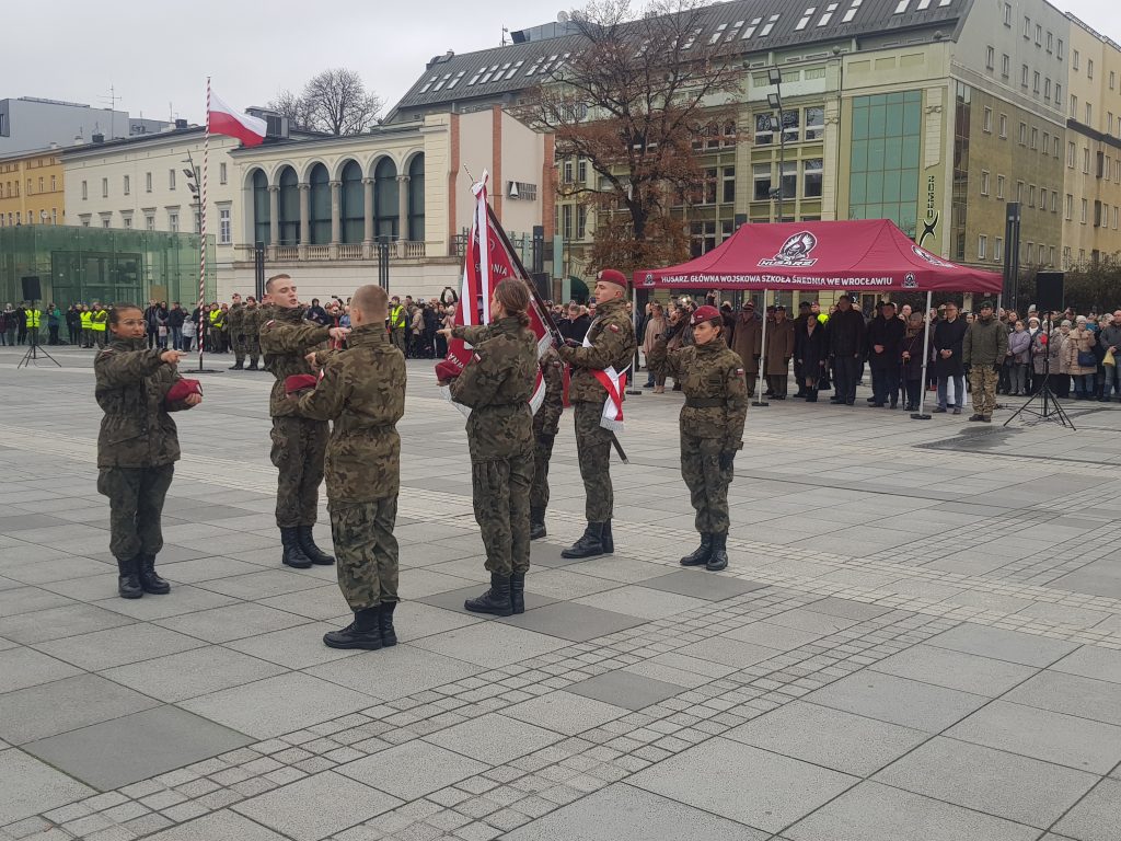 Ślubowanie uczniów klas wojskowych 