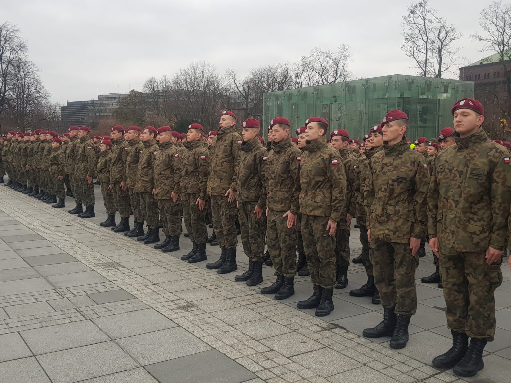 Ślubowanie uczniów klas wojskowych 