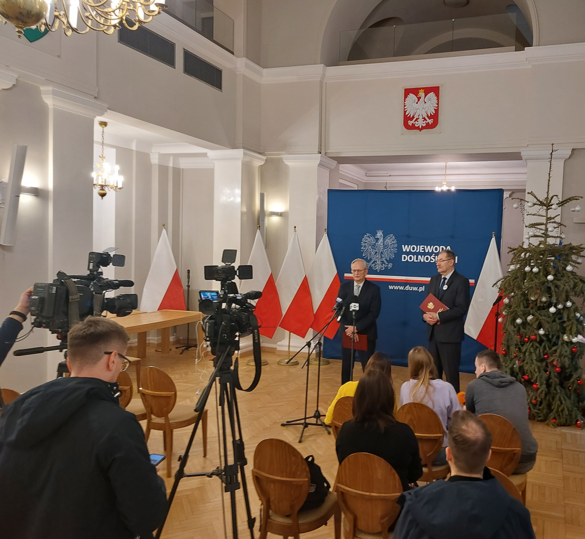 Konferencja prasowa Dolnośląskiego Kuratora Oświaty