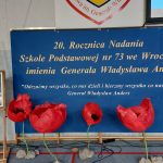 Obchody 20-lecia nadania imienia Szkole Podstawowej nr 73 we Wrocławiu imienia Generała Władysława Andersa