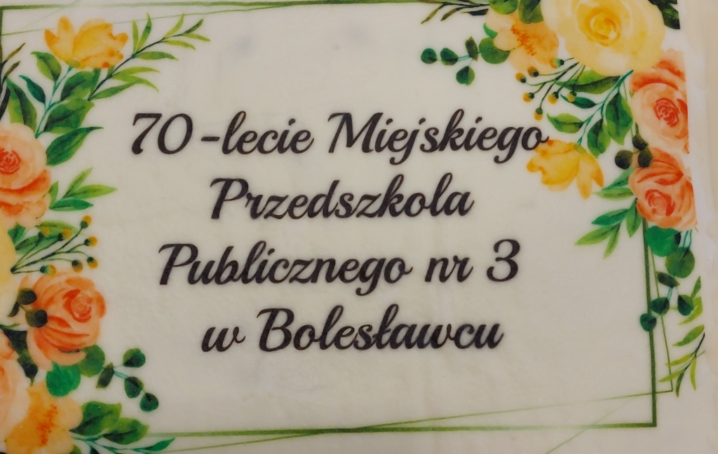 ubileusz 75. rocznicy działalności Miejskiego Przedszkola Publicznego nr 3 w Bolesławcu
