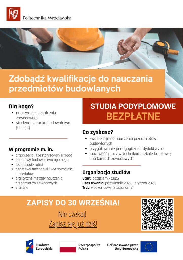 plakat promujący studia